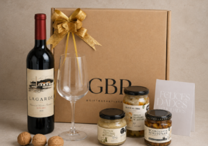 Trébol | Caja de Regalo con Vino y Copa